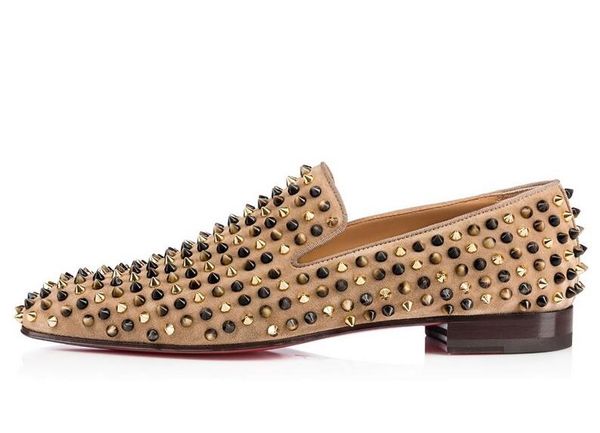 elegant red bottom loafers luxury party wedding shoes designer black patent leather suede spikes studded dress casual shoes for mens shoes
elegant red bottom loafers luxury party wedding shoes designer black patent leather suede spikes studded dress casual shoes for mens shoes