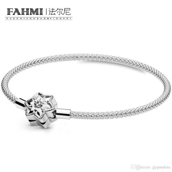 fahmi 100% 925 sterling silver charm 598616c01 snowflake clasp mesh bracelet and exquisite fashion ladies bracelet jewelry, Black
fahmi 100% 925 sterling silver charm 598616c01 snowflake clasp mesh bracelet and exquisite fashion ladies bracelet jewelry, Black
