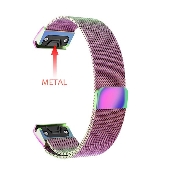 new milanese magnetic loop stainless steel band for garmin fenix 5 plus smart watch accessories bracelet
new milanese magnetic loop stainless steel band for garmin fenix 5 plus smart watch accessories bracelet