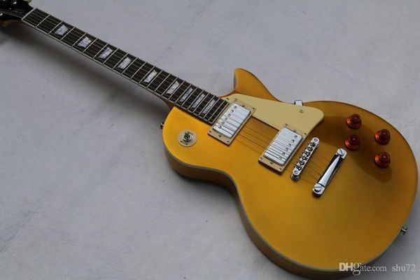 2016 wholesale price special 50s goldelectric guitar,double gold color,satin goldles guitar, figure maple top
2016 wholesale price special 50s goldelectric guitar,double gold color,satin goldles guitar, figure maple top