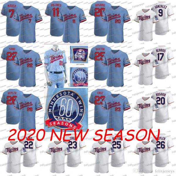 2020 new 26 max kepler eddie rosario jorge polanco nelson cruz byron buxton jonathan schoop jose berrios joe mauer miguel sano jersey, Blue;black
2020 new 26 max kepler eddie rosario jorge polanco nelson cruz byron buxton jonathan schoop jose berrios joe mauer miguel sano jersey, Blue;black