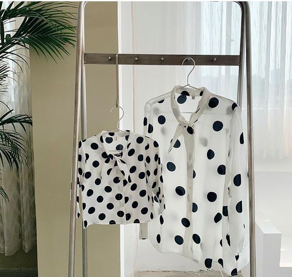2019 new style girls dots shirt autumn bow cotton fashion girls blouse 1-7t px388, White;black
2019 new style girls dots shirt autumn bow cotton fashion girls blouse 1-7t px388, White;black