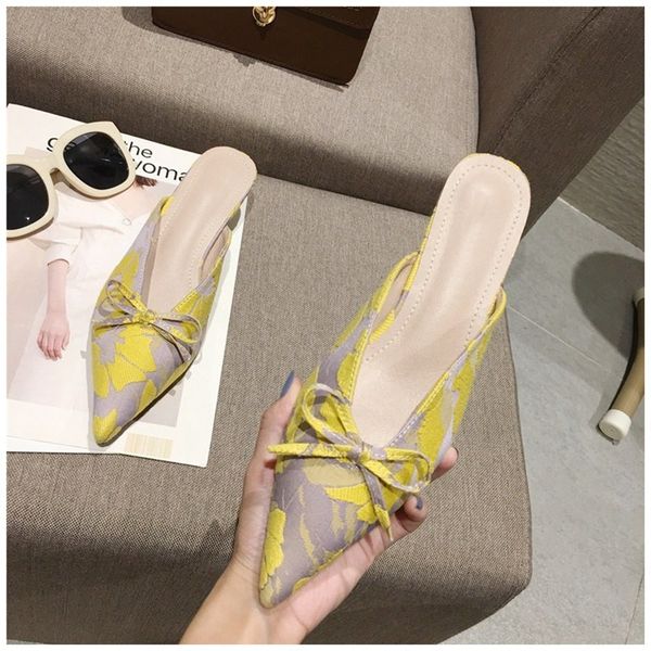 slippers summer women mules low thin heel pointed toe fashion outside sandals shoes casual beach, Black
slippers summer women mules low thin heel pointed toe fashion outside sandals shoes casual beach, Black