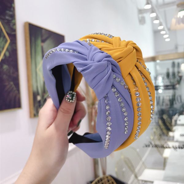new pure color women headband fabric hair decoration drill water drill super flash knot twist knot headband
new pure color women headband fabric hair decoration drill water drill super flash knot twist knot headband