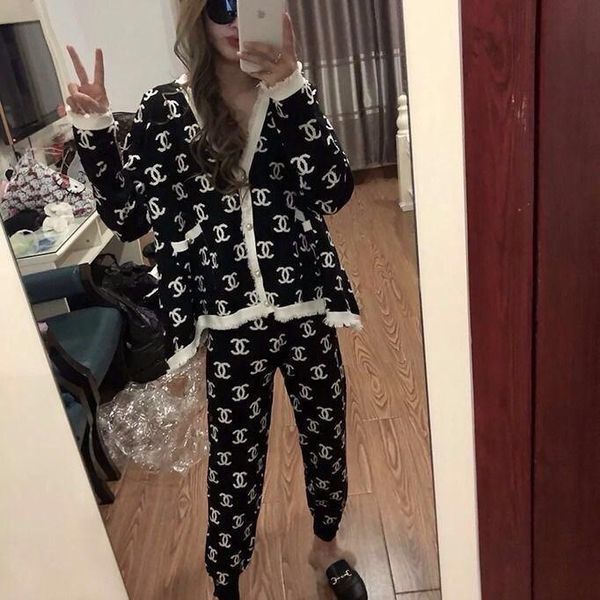 new society women's sweater web celebrity set proud delicate loose women's sweater coat + corset halon pants, White
new society women's sweater web celebrity set proud delicate loose women's sweater coat + corset halon pants, White