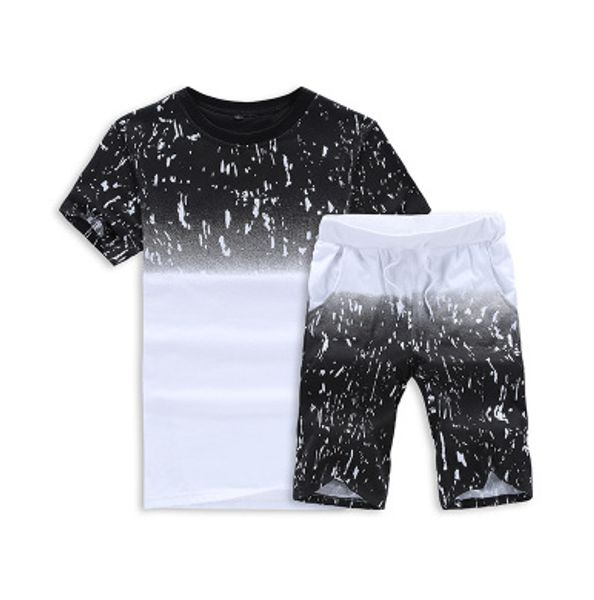 summer mens tracksuit solid men stall collar o-neck short sleeves pullover with casual jogger pants suits homme sportsuit plus size, Gray
summer mens tracksuit solid men stall collar o-neck short sleeves pullover with casual jogger pants suits homme sportsuit plus size, Gray