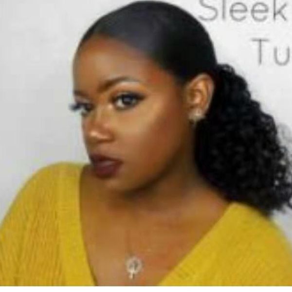 human hair ponytails clip in on hair extensions pony tail 16inch 120g brazilian virgin human afro curly hair pieces more 4colors optional, Black
human hair ponytails clip in on hair extensions pony tail 16inch 120g brazilian virgin human afro curly hair pieces more 4colors optional, Black