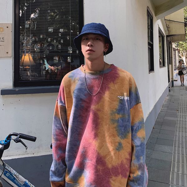 autumn new hoodies men fashion tie-dyed printed casual cotton o-neck pullover man streetwear wild hip-hop loose sweatshirt, Black
autumn new hoodies men fashion tie-dyed printed casual cotton o-neck pullover man streetwear wild hip-hop loose sweatshirt, Black