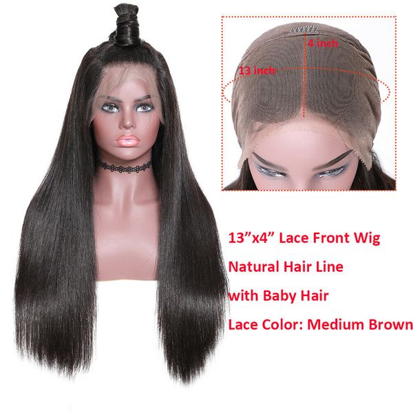 hd transparent lace front human hair wigs for women brazilian hair straight lace front wigs 13x4 pre plucked, Black;brown
hd transparent lace front human hair wigs for women brazilian hair straight lace front wigs 13x4 pre plucked, Black;brown