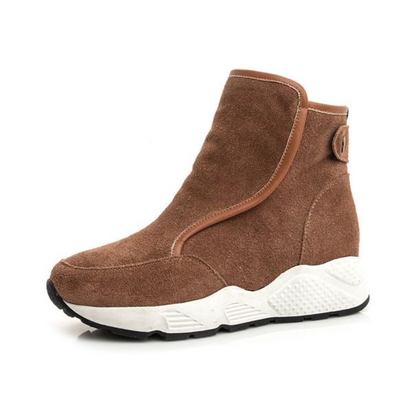 women's boots 2019 winter genuine leather ankle boots for woman snow boot ladies winter shoes warm plush women ankle boot shoes, Black
women's boots 2019 winter genuine leather ankle boots for woman snow boot ladies winter shoes warm plush women ankle boot shoes, Black