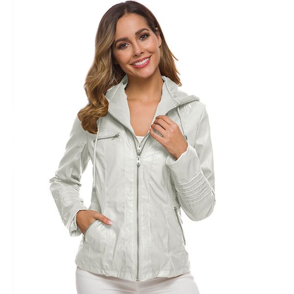 women fashion jacket long-sleeve zipper leather female short section large size coat fashion handsome simple wild jacket wholesale, Black;brown
women fashion jacket long-sleeve zipper leather female short section large size coat fashion handsome simple wild jacket wholesale, Black;brown