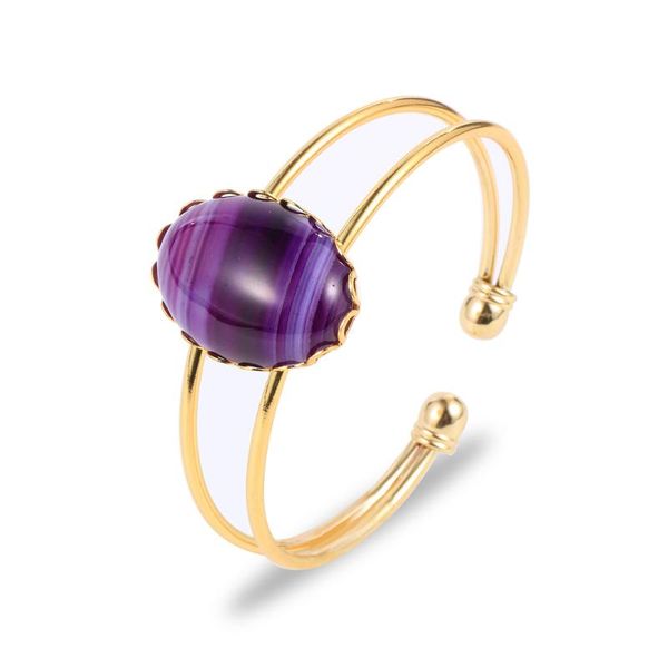 women oval natural gem stone tiger eye bangles onyx tanglin lapis lazuli crystal charm open copper wrist jewelry, Black
women oval natural gem stone tiger eye bangles onyx tanglin lapis lazuli crystal charm open copper wrist jewelry, Black