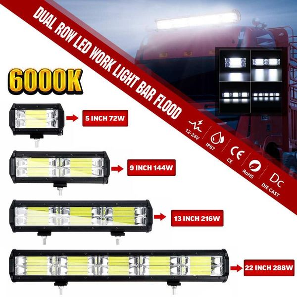 288w dual row led light bar 22 inch led bar spot flood beam light for tractor boat offroad 4wd 4x4 trucks suv atv 12/24v
288w dual row led light bar 22 inch led bar spot flood beam light for tractor boat offroad 4wd 4x4 trucks suv atv 12/24v