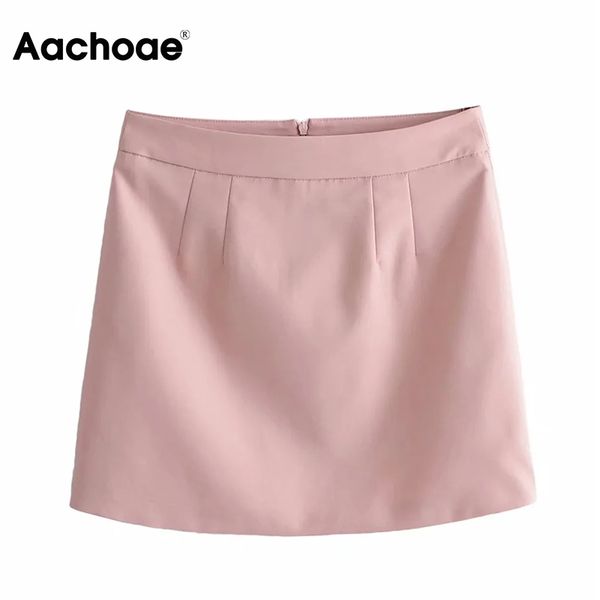 aachoae women elegant a line pink skirt 2020 high waist office ladies mini skirts fashion solid color pleated skirt jupe femme, Black
aachoae women elegant a line pink skirt 2020 high waist office ladies mini skirts fashion solid color pleated skirt jupe femme, Black