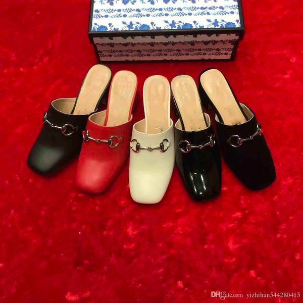 2019 early spring new women's slippers, designer women's fashion flat-soled slippers,new spring slipper5.5 high heels, Black
2019 early spring new women's slippers, designer women's fashion flat-soled slippers,new spring slipper5.5 high heels, Black