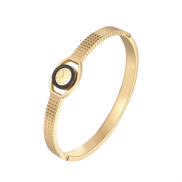 new arrival imitation watch shape woman bangle bracelet stainless steel jewelry woman bracelet gift for women, Black
new arrival imitation watch shape woman bangle bracelet stainless steel jewelry woman bracelet gift for women, Black