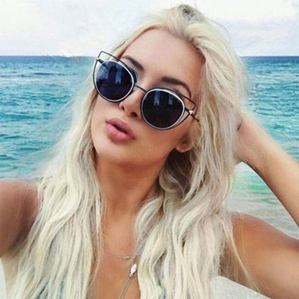sunglasses women cat eye brand lady eyewear street show vintage cateye fashion metal frame sun glasses c97242, White;black
sunglasses women cat eye brand lady eyewear street show vintage cateye fashion metal frame sun glasses c97242, White;black