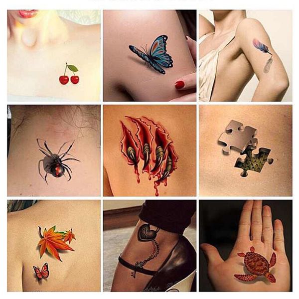 3pcs 3d waterproof tattoo sticker multiple styles disposable tattoo sticker fake tattoos body art
3pcs 3d waterproof tattoo sticker multiple styles disposable tattoo sticker fake tattoos body art