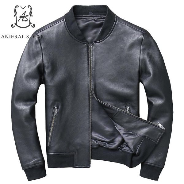 special offer plus size genuine leather jacket men black o-neck zipper s - 4xl real sheepskin motorcycle bomber baseball jackets
special offer plus size genuine leather jacket men black o-neck zipper s - 4xl real sheepskin motorcycle bomber baseball jackets