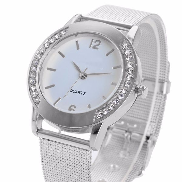 new fashion women's clock crystal golden stainless steel analog quartz wrist watch crystal watch %9, Slivery;brown
new fashion women's clock crystal golden stainless steel analog quartz wrist watch crystal watch %9, Slivery;brown