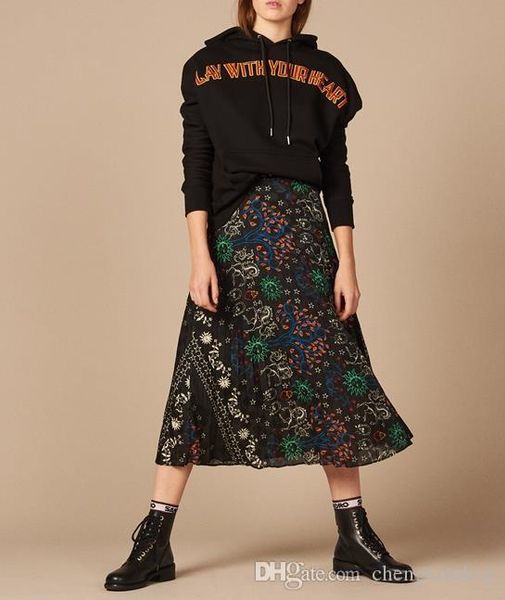 2020 fashion trend skirt french floral print pleat skirt mid-calf length women skirts sand spring j05, Black
2020 fashion trend skirt french floral print pleat skirt mid-calf length women skirts sand spring j05, Black