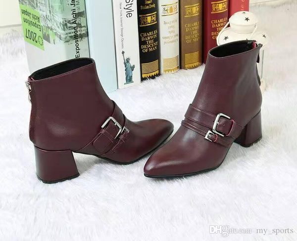 u632 40 2 colors genuine leather pointy belt med heel sboots black marnoon p vogue fashion choices
u632 40 2 colors genuine leather pointy belt med heel sboots black marnoon p vogue fashion choices