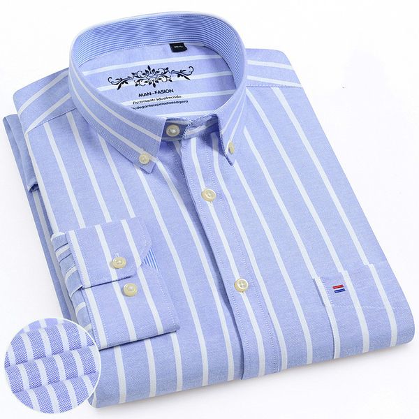 striped shirt men oxford men's clothing pocket large stripes mens dress shirts long sleeve shirt men streetwear camisa masculina, White;black
striped shirt men oxford men's clothing pocket large stripes mens dress shirts long sleeve shirt men streetwear camisa masculina, White;black