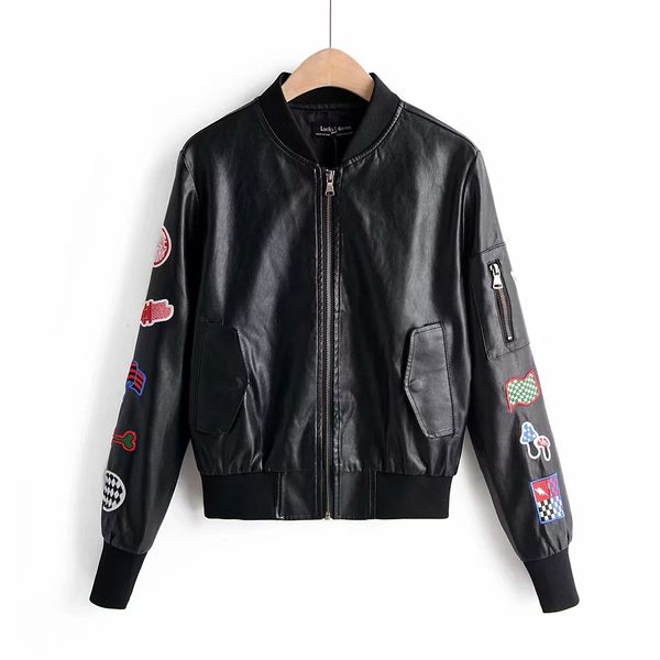 women clothes 2019 stand collar zipper jacket women jacket casaco feminino jaqueta feminina coat, Black
women clothes 2019 stand collar zipper jacket women jacket casaco feminino jaqueta feminina coat, Black