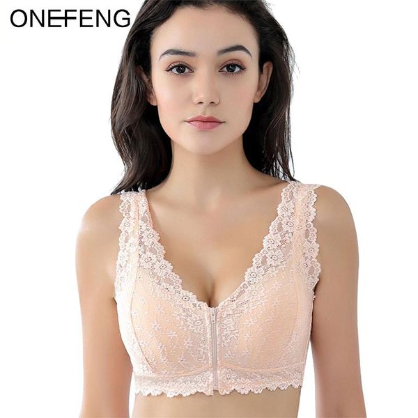 onefeng 1840 new lace front buckle zip bra without rims full cup gathered underwear on the support side to receive sleep bra, Red;black
onefeng 1840 new lace front buckle zip bra without rims full cup gathered underwear on the support side to receive sleep bra, Red;black