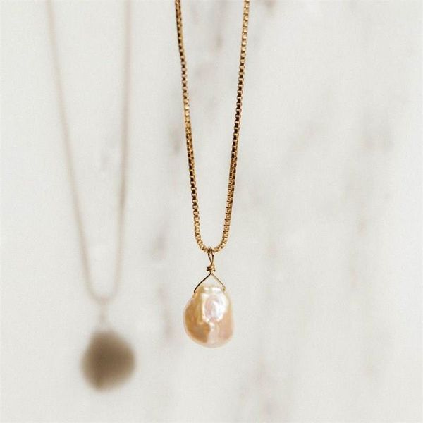 2019 vintage baroque gold metal necklace irregular imitation pearls chain necklace jewelry gifts, Silver
2019 vintage baroque gold metal necklace irregular imitation pearls chain necklace jewelry gifts, Silver