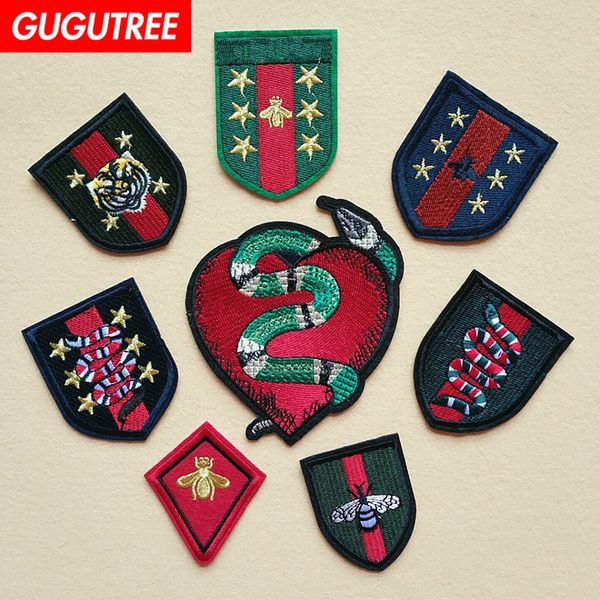 GUGUTREE вышивка пчелы патчи змея патчи значки аппликация патчи для одежды SP-481
GUGUTREE вышивка пчелы патчи змея патчи значки аппликация патчи для одежды SP-481
