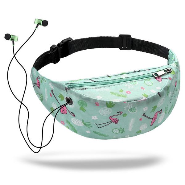 headphone plug colorful print waist bags fanny packs for women fashionable flamingo waterproof mobile sports bag
headphone plug colorful print waist bags fanny packs for women fashionable flamingo waterproof mobile sports bag