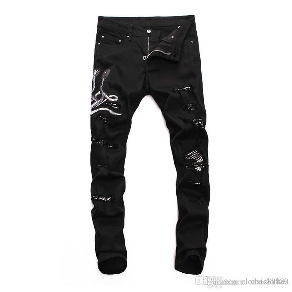 2020 tide brand slim micro-elastic personality men's jeans wild fashion casual jeans de designer pour hommes men pants, Blue
2020 tide brand slim micro-elastic personality men's jeans wild fashion casual jeans de designer pour hommes men pants, Blue