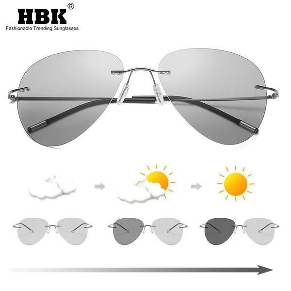 титан rimless фотохромные солнцезащитные очки мужчины поляризованные вождения ultralight pilot вс очки для наружной рыбалки uv400 y200619, White;black
титан rimless фотохромные солнцезащитные очки мужчины поляризованные вождения ultralight pilot вс очки для наружной рыбалки uv400 y200619, White;black