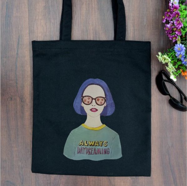 women's cartoon printing canvas shopping bags female cloth shoulder bags bolsa feminina handbags eco foldable shoppera
women's cartoon printing canvas shopping bags female cloth shoulder bags bolsa feminina handbags eco foldable shoppera