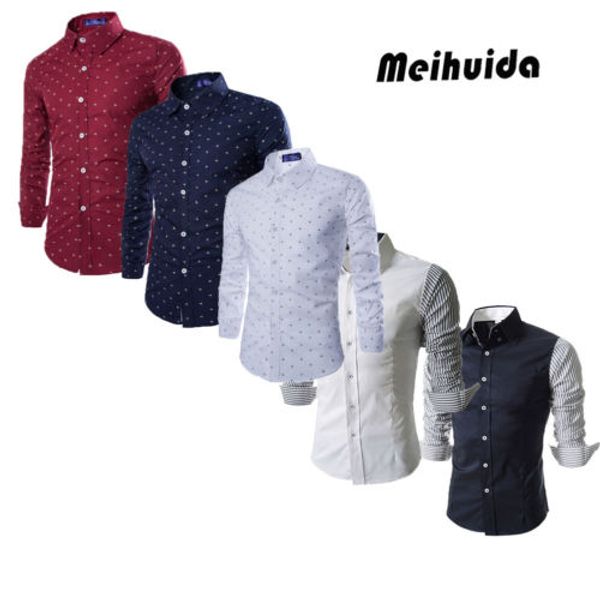 новая мода мужские роскошные повседневные стильные slim fit с длинным рукавом повседневные рубашки, White
новая мода мужские роскошные повседневные стильные slim fit с длинным рукавом повседневные рубашки, White