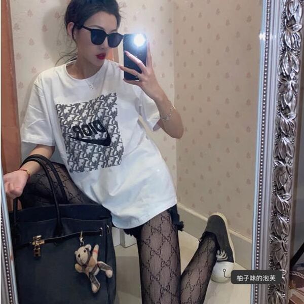 spring/summer 2020 designer popular logo printed short sleeve t-shirt web celebrity luxury short sleeve t-shirt women's top, White
spring/summer 2020 designer popular logo printed short sleeve t-shirt web celebrity luxury short sleeve t-shirt women's top, White