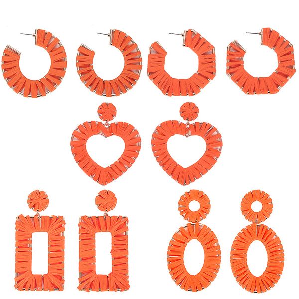 2019 sloong new handmade raffia hoop earrings collection korean geometric rattan knited earrings trendy jewelry, Golden;silver
2019 sloong new handmade raffia hoop earrings collection korean geometric rattan knited earrings trendy jewelry, Golden;silver