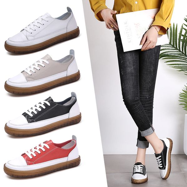 2020 sping new women flats cow split leathr fashion sneakers shoes female causal lace-up flats women loafers shoes, Black
2020 sping new women flats cow split leathr fashion sneakers shoes female causal lace-up flats women loafers shoes, Black