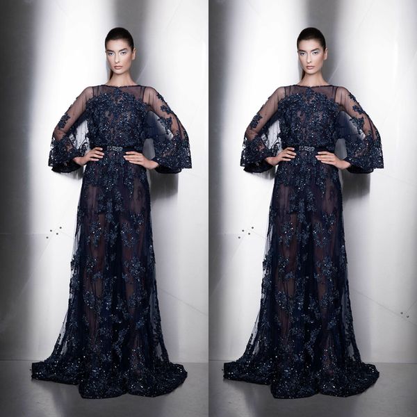 ziad nakad evening dresses jewel long sleeves lace appliques sequins prom gowns custom made sweep train a line special occasion dress, Black;red
ziad nakad evening dresses jewel long sleeves lace appliques sequins prom gowns custom made sweep train a line special occasion dress, Black;red