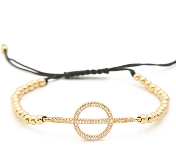 gold silver micro pave cz cubic zirconia rope adjusted copper beads bracelet yh53 charm braided bangles, Black
gold silver micro pave cz cubic zirconia rope adjusted copper beads bracelet yh53 charm braided bangles, Black