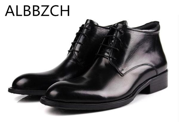 new fashion classic genuine leather men boots black round toe lace up mens ankle boots office work dress shoe
new fashion classic genuine leather men boots black round toe lace up mens ankle boots office work dress shoe