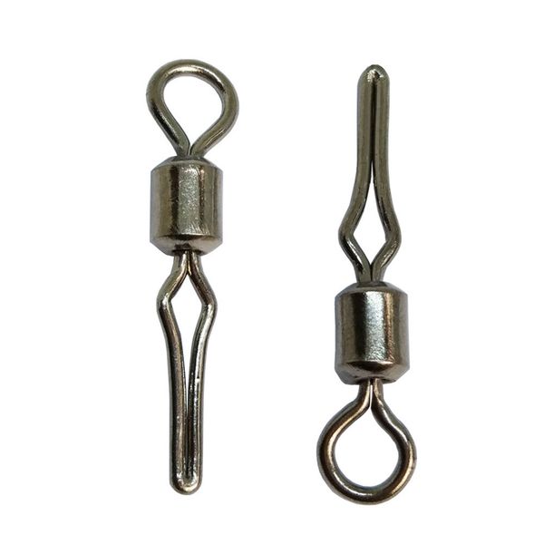 200 Pieces Fishing Swivel with Side Line Clip Carp Fishing Accessories Bass Fishing Gear