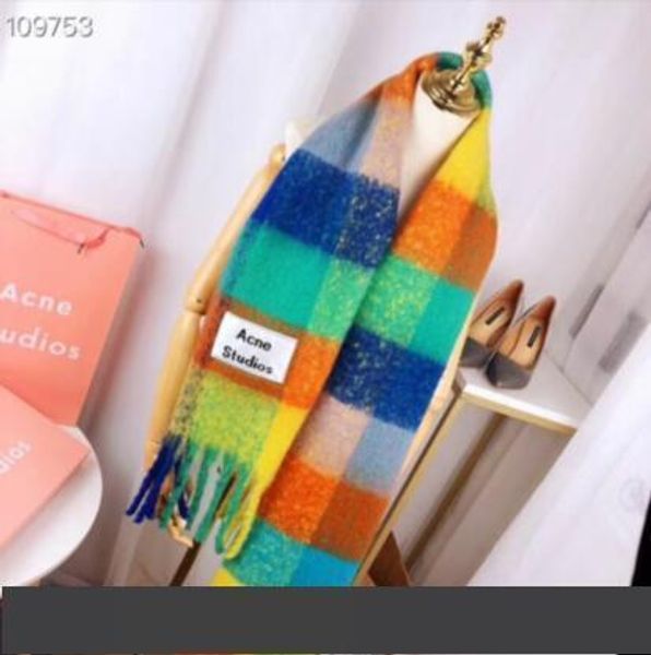 warm 2019 mohair plaid scarf rainbow warm comfortable soft scarf available in a variety of colors, Blue;gray
warm 2019 mohair plaid scarf rainbow warm comfortable soft scarf available in a variety of colors, Blue;gray