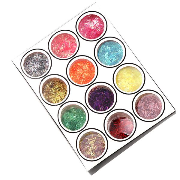 12pc/set nail glitter nail art fine glitter powder body powder dust uv gel polish acrylic tips diy decoration tools, Silver;gold
12pc/set nail glitter nail art fine glitter powder body powder dust uv gel polish acrylic tips diy decoration tools, Silver;gold