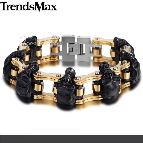 trendsmax 22см прохладный браслет для мужчин браслет из нержавеющей стали 316l черепа байкер велосипед звено цепи мужчины ювелирные изделия, Golden;silver
trendsmax 22см прохладный браслет для мужчин браслет из нержавеющей стали 316l черепа байкер велосипед звено цепи мужчины ювелирные изделия, Golden;silver
