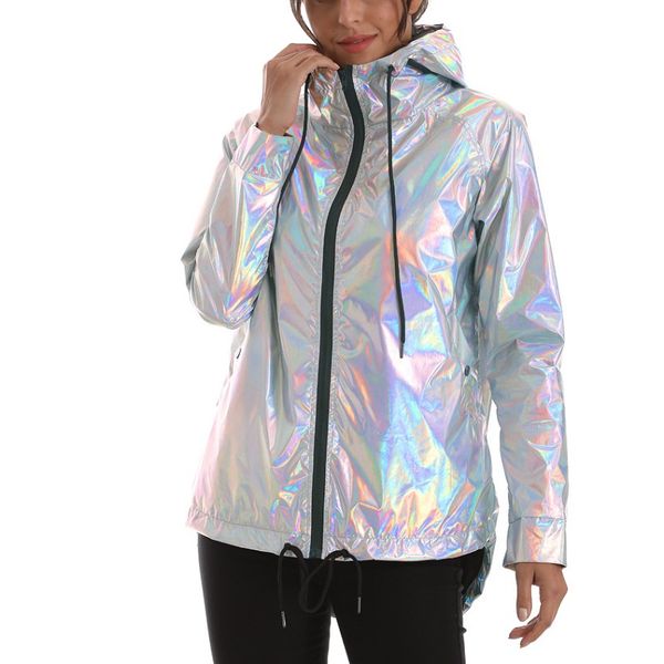 bomber jacket new women's jackets womens outerwear hooded spring coat femme zip up waterproof jackets metallic color, Black;brown
bomber jacket new women's jackets womens outerwear hooded spring coat femme zip up waterproof jackets metallic color, Black;brown