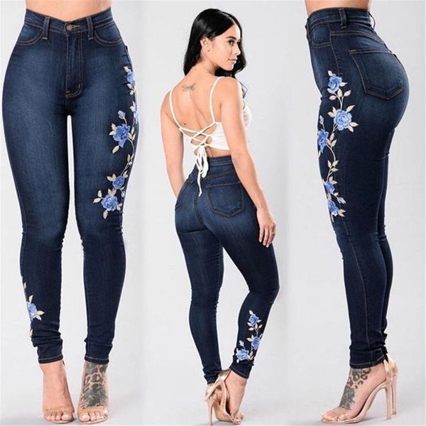 2017 new fashion vintage women plus size high waist blue jeans stretch slim pencil floral embroidery summer slim denim pants
2017 new fashion vintage women plus size high waist blue jeans stretch slim pencil floral embroidery summer slim denim pants