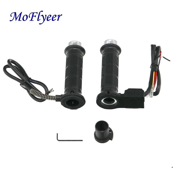 moflyeer motorcycle 12v heating grips 7/8" 22mm heated molded grips handlebar warmers spring electric heating motor
moflyeer motorcycle 12v heating grips 7/8" 22mm heated molded grips handlebar warmers spring electric heating motor