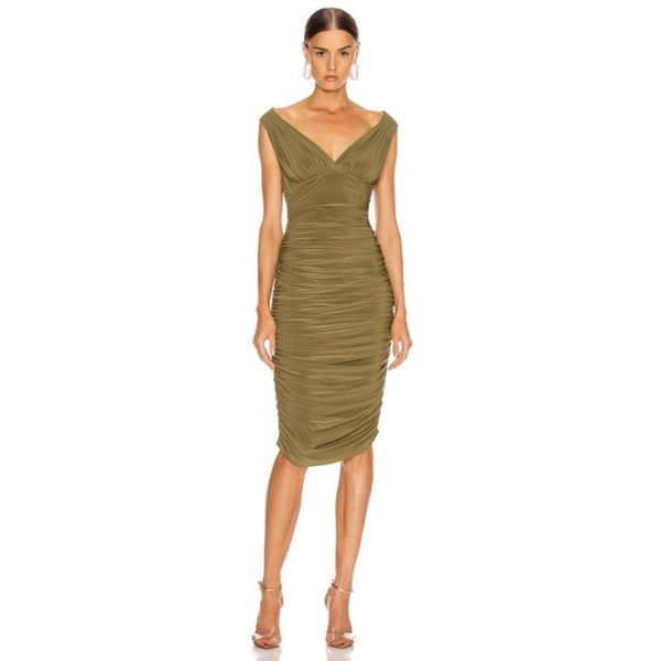 new v neck sleevless olive knee long body dress elegant women night cocktail party dresses vintage vestios, Black;gray
new v neck sleevless olive knee long body dress elegant women night cocktail party dresses vintage vestios, Black;gray